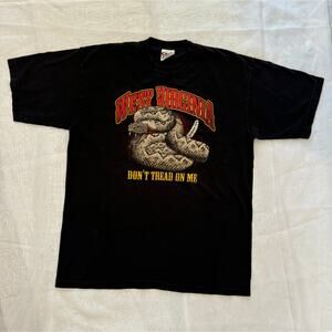 West Virginia Dont Tread on Me Rattlesnake Graphic USA Cotton Shirt XL